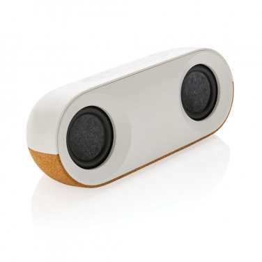 Logotrade promotional product image of: Oregon RCS recycled plastic and cork 10W speaker